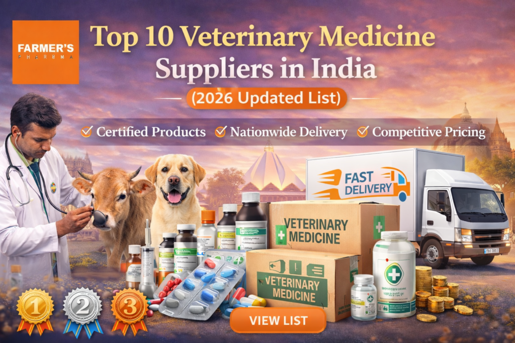 Top 10 Veterinary Medicine Suppliers in India (2026 Updated List)
