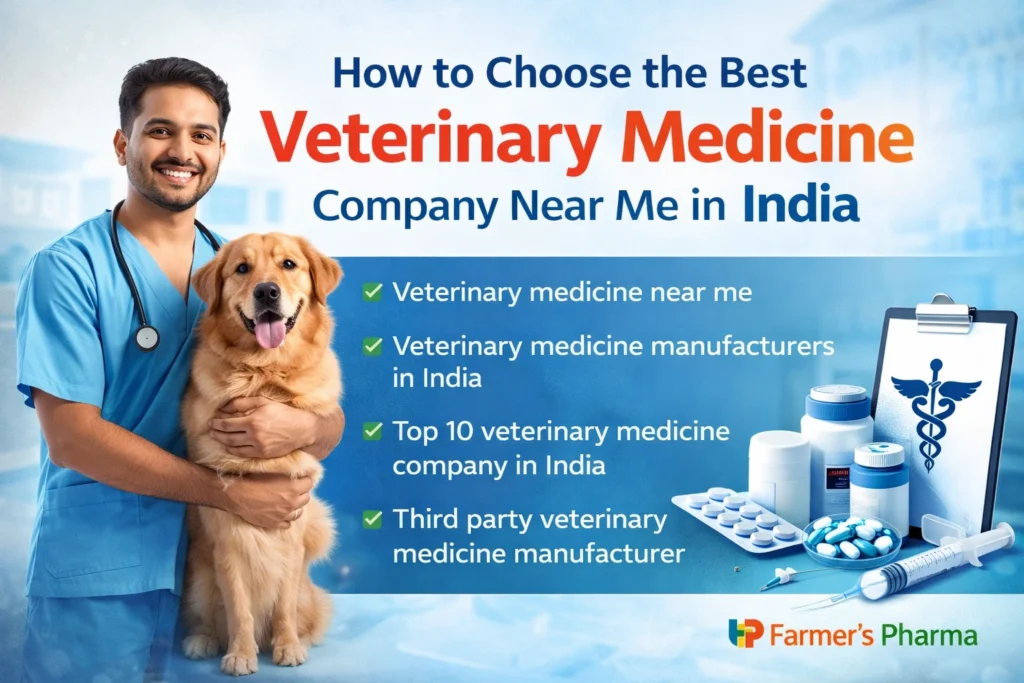 How to Choose the Best Veterinary Medicine Company Near Me in India?